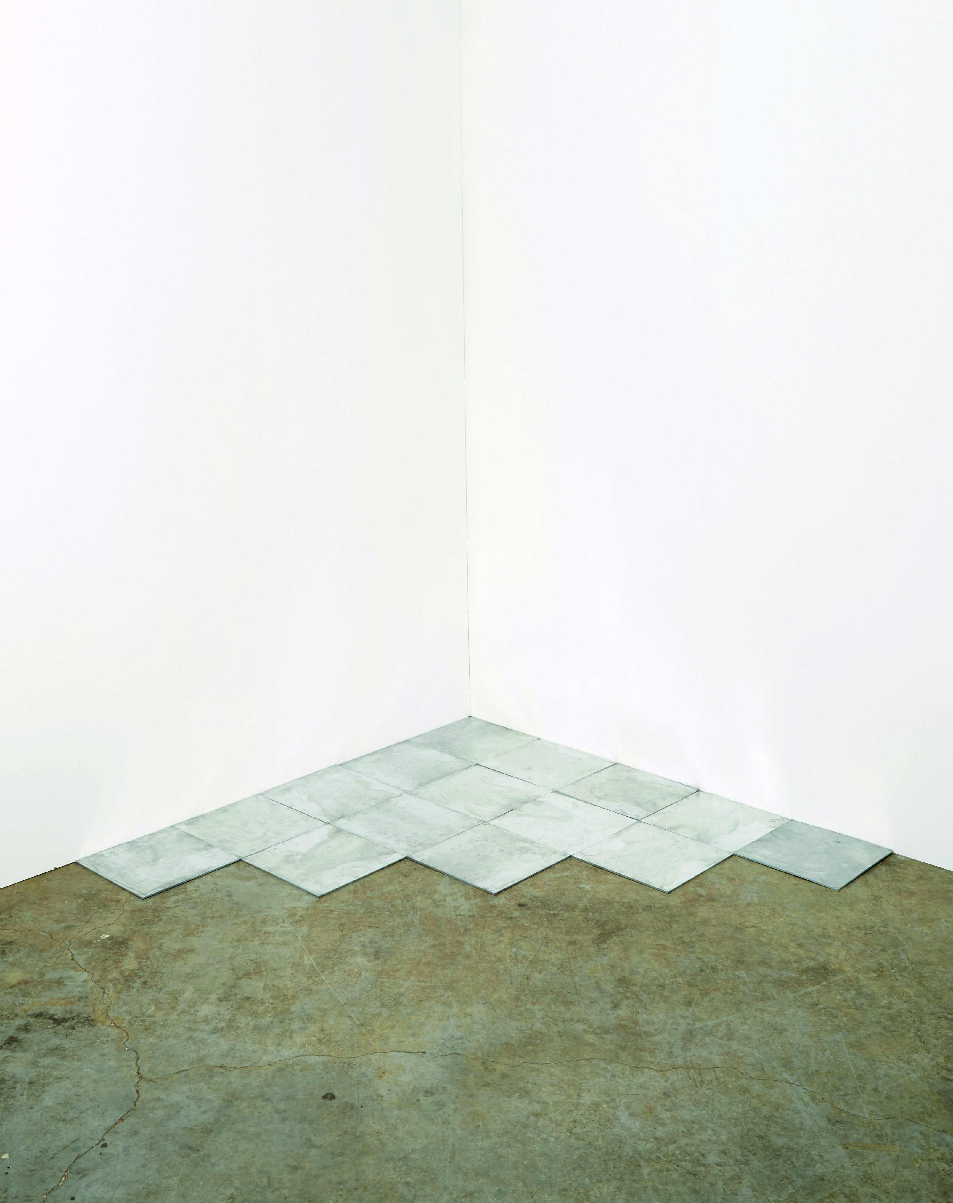 Carl Andre - 15 Ace Zinc Corner, 2007