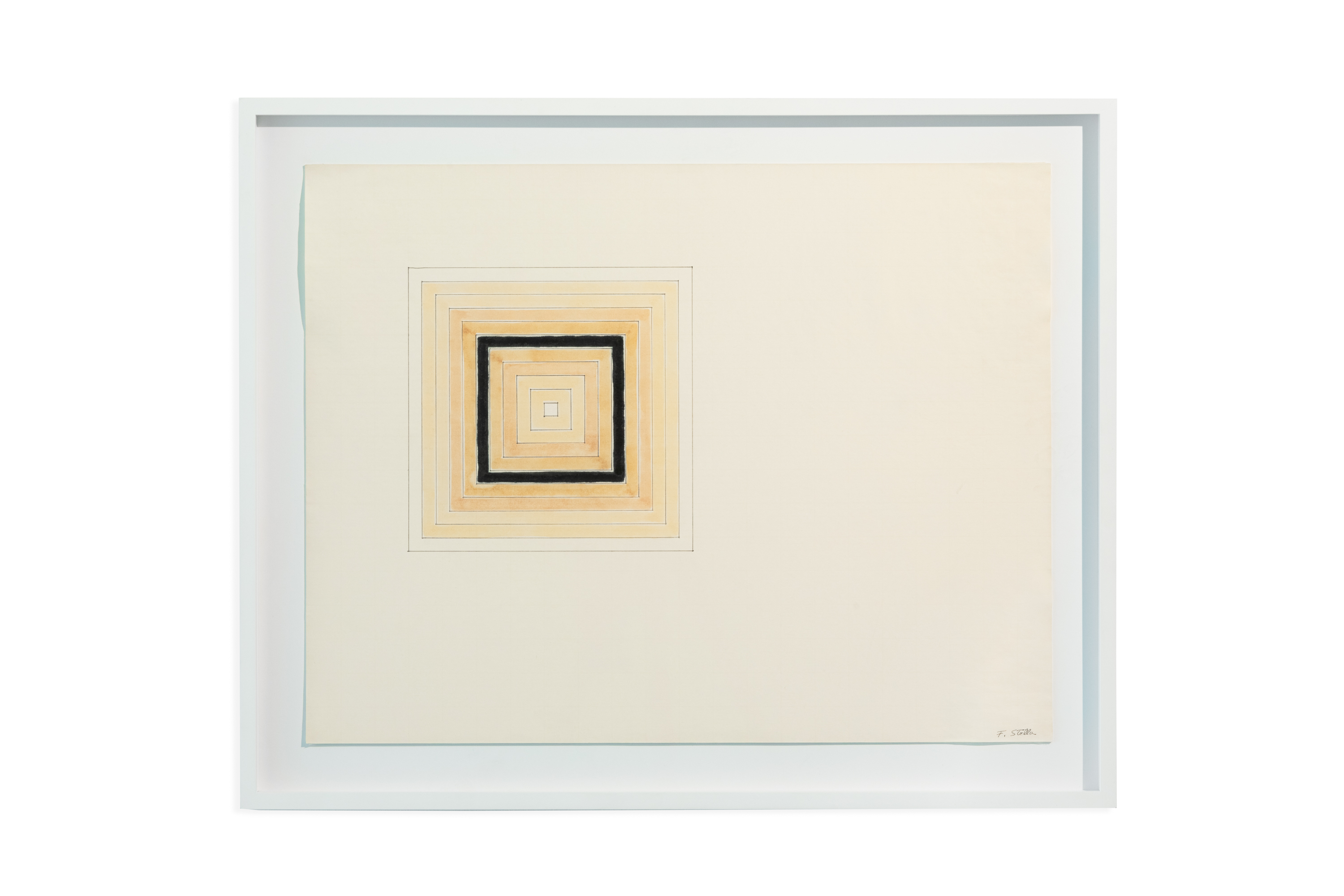 Frank Stella  - Untitled ( Concentric Square ), ca.1960