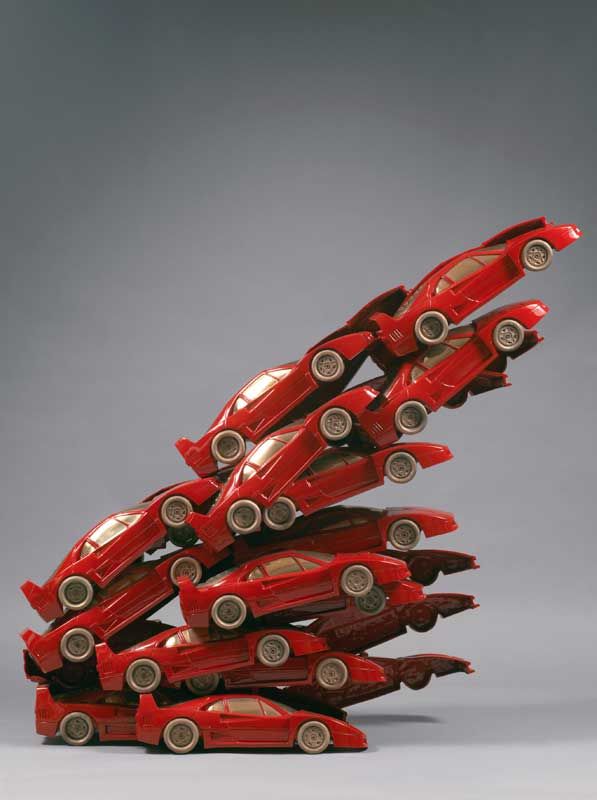 Arman - accumulation de Ferrari, 1999