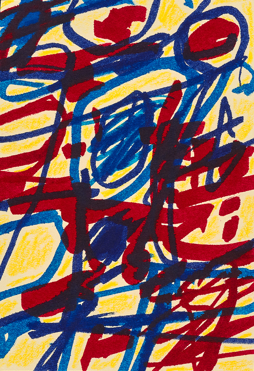 Jean  Dubuffet - Vignette LXI, K113, 2 novembre 1983